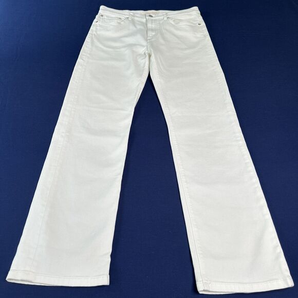 Jeanerica Women's Size 30 Autobahn Straight Relaxed Jean White AW003 - Picture 2 of 8